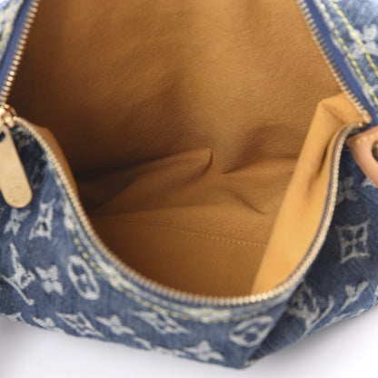 Louis Vuitton Monogram Denim Baggy PM Blue 4 of 12