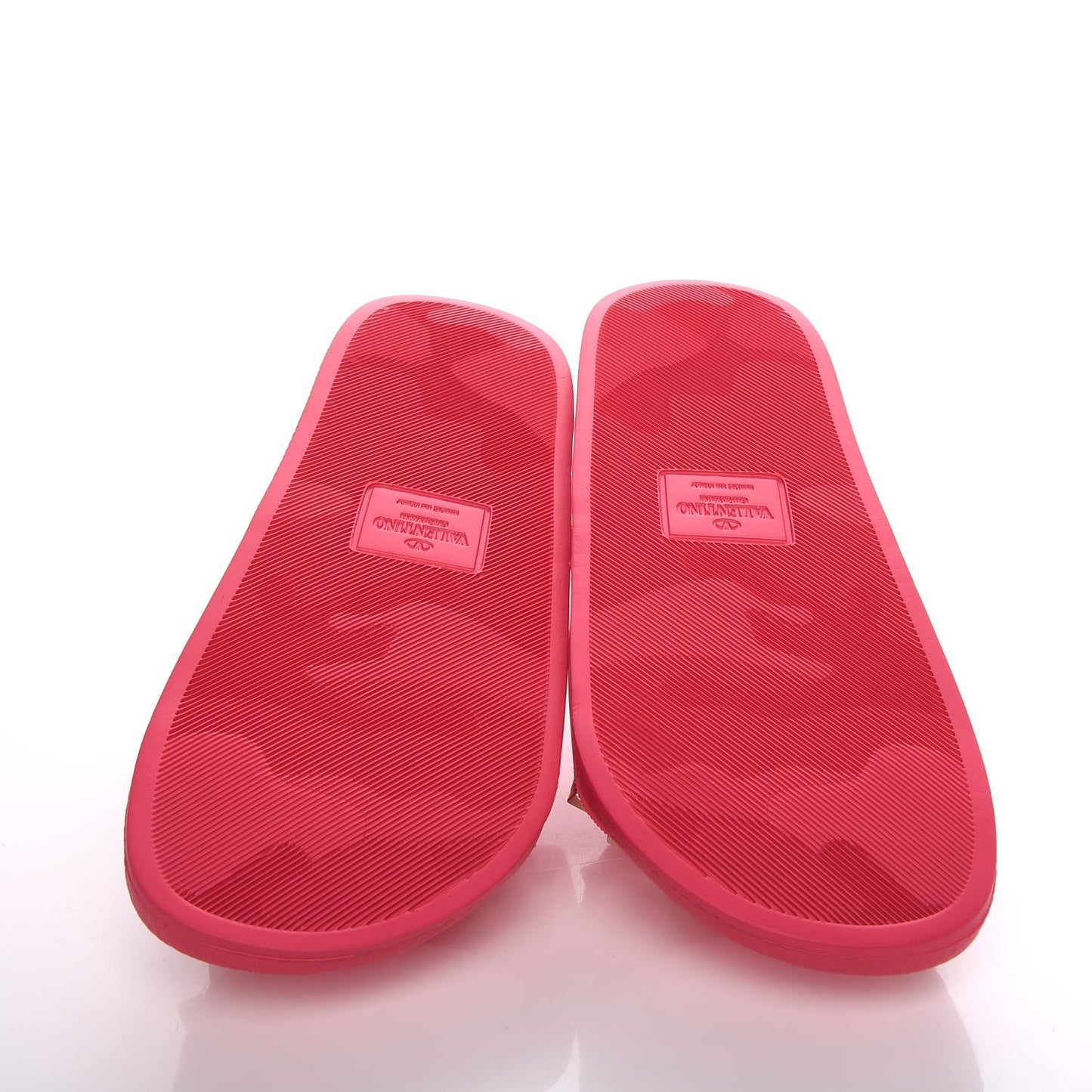Rubber Rockstud Slide Sandals 39 Shadow Pink