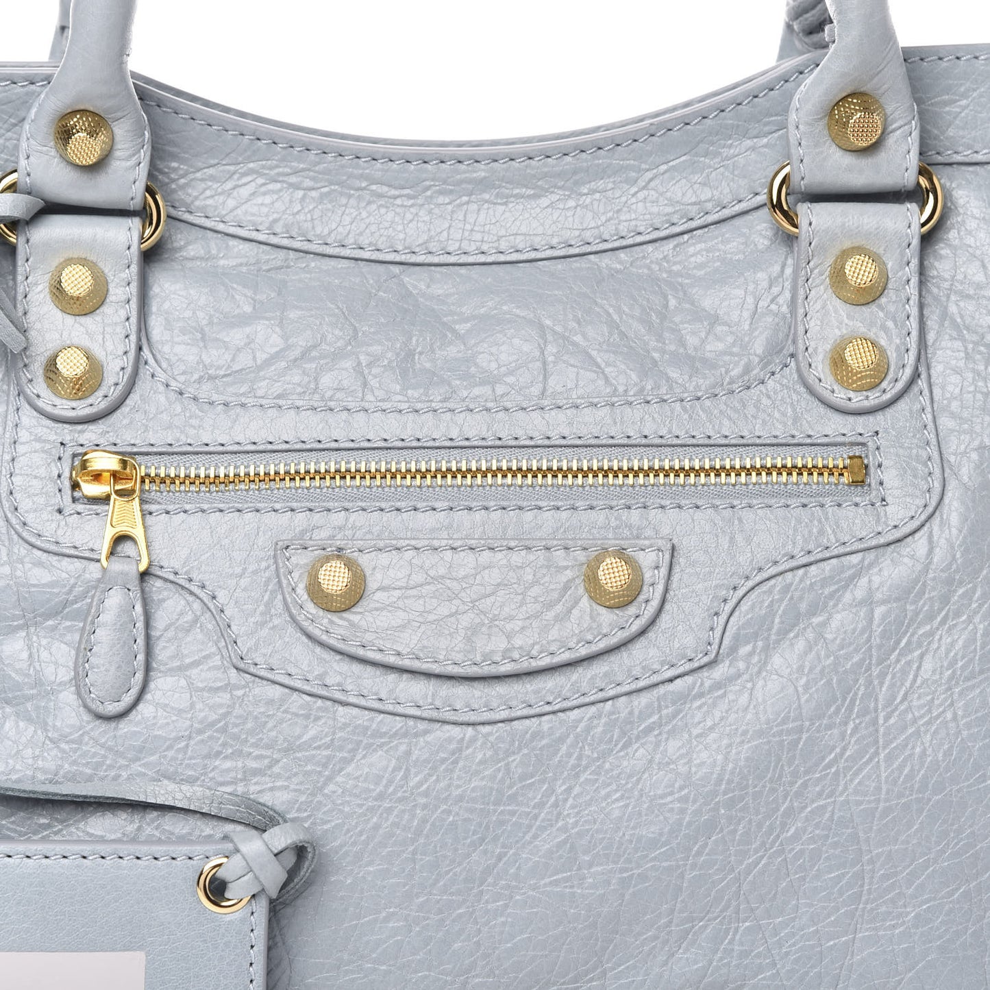 Agneau Giant 12 Gold Hardware City Bleu Opaline