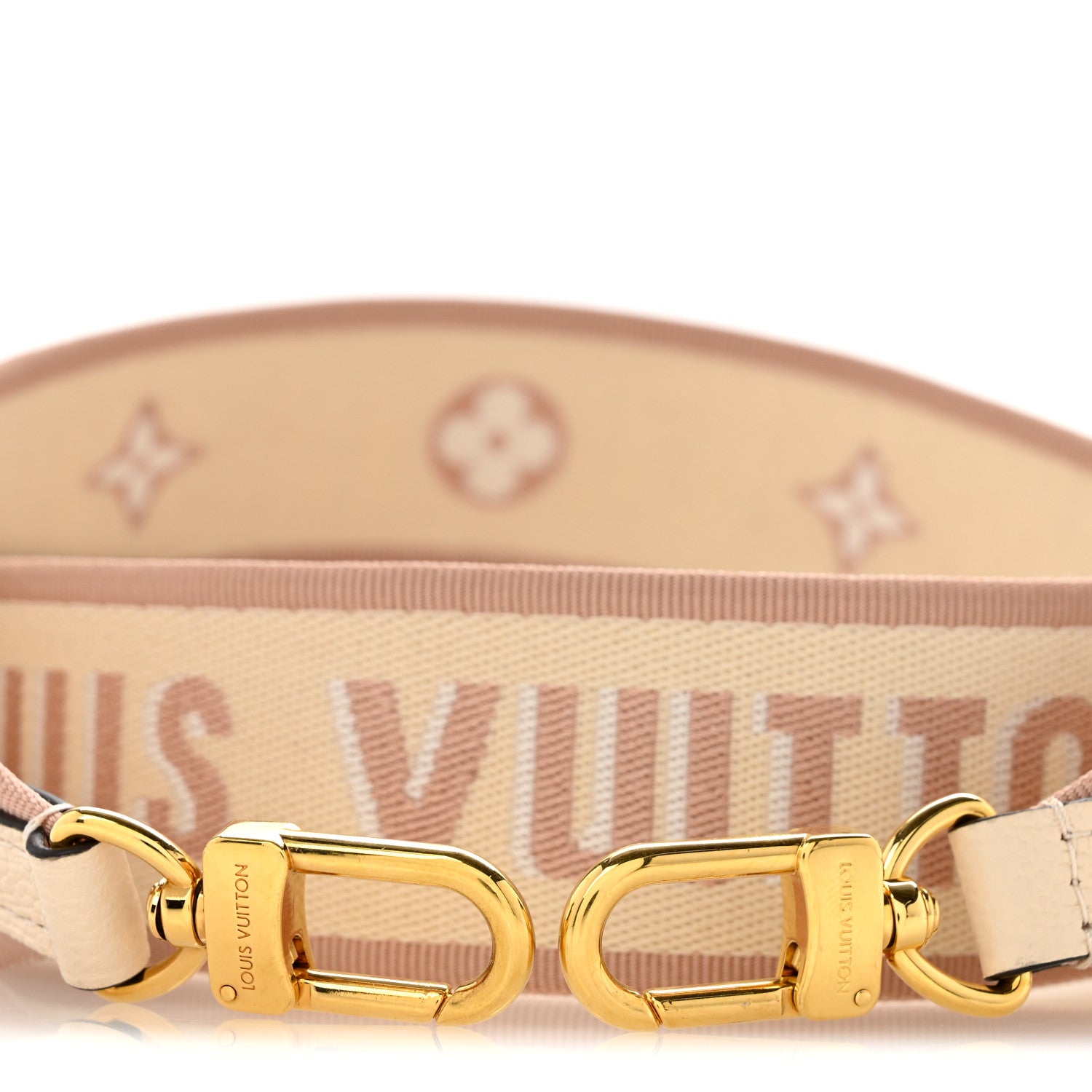 Louis Vuitton Jacquard Diane Shoulder Strap Creme Beige 3 of 5