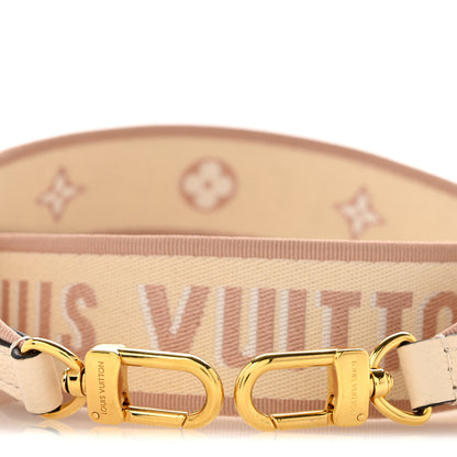 Louis Vuitton Jacquard Diane Shoulder Strap Creme Beige 3 of 5