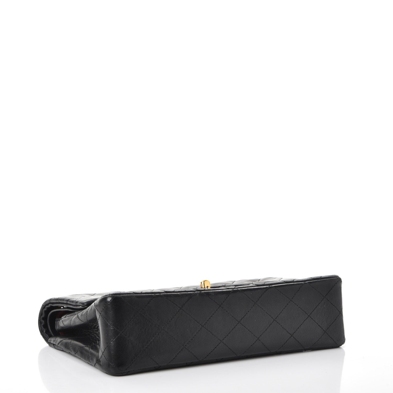 Chanel Lambskin Quilted Medium Double Flap Black 5 of 11