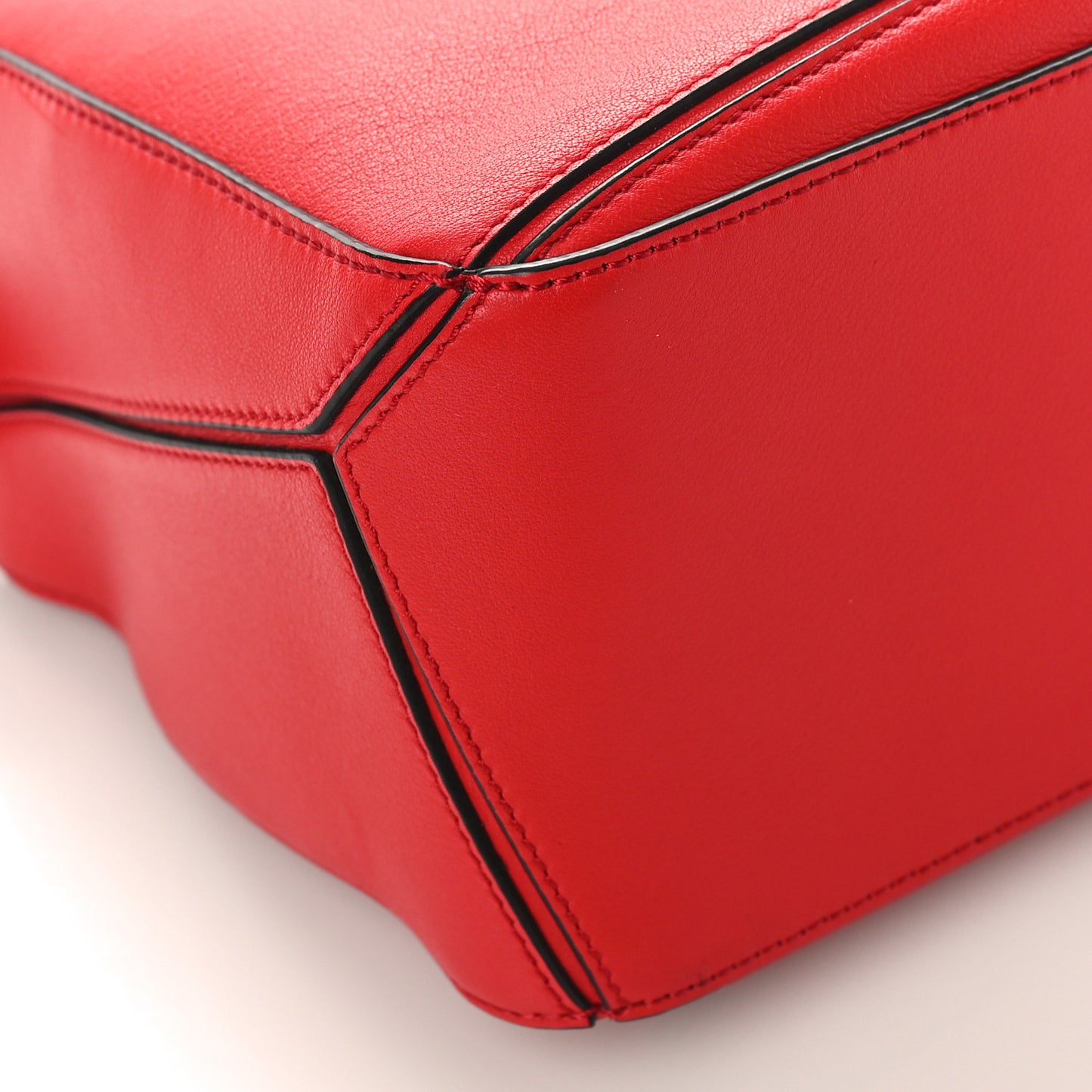 Calfskin Small Puzzle Bag Scarlet