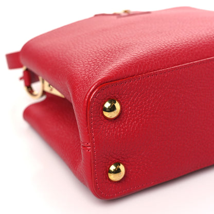 Louis Vuitton Taurillon Capucines BB Scarlet Red 8 of 9