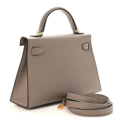 Hermes Epsom Mini Kelly Sellier 20 Gris Asphalte 3 of 11
