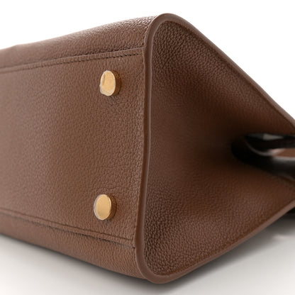 Burberry Grainy Calfskin Nova Check Mini Cotswolds Tote Hazel 10 of 10