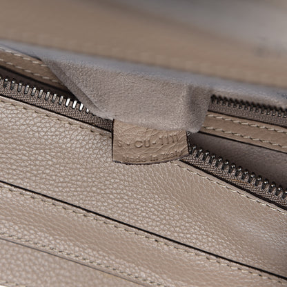 Celine Drummed Calfskin Micro Luggage Dune 7 of 11