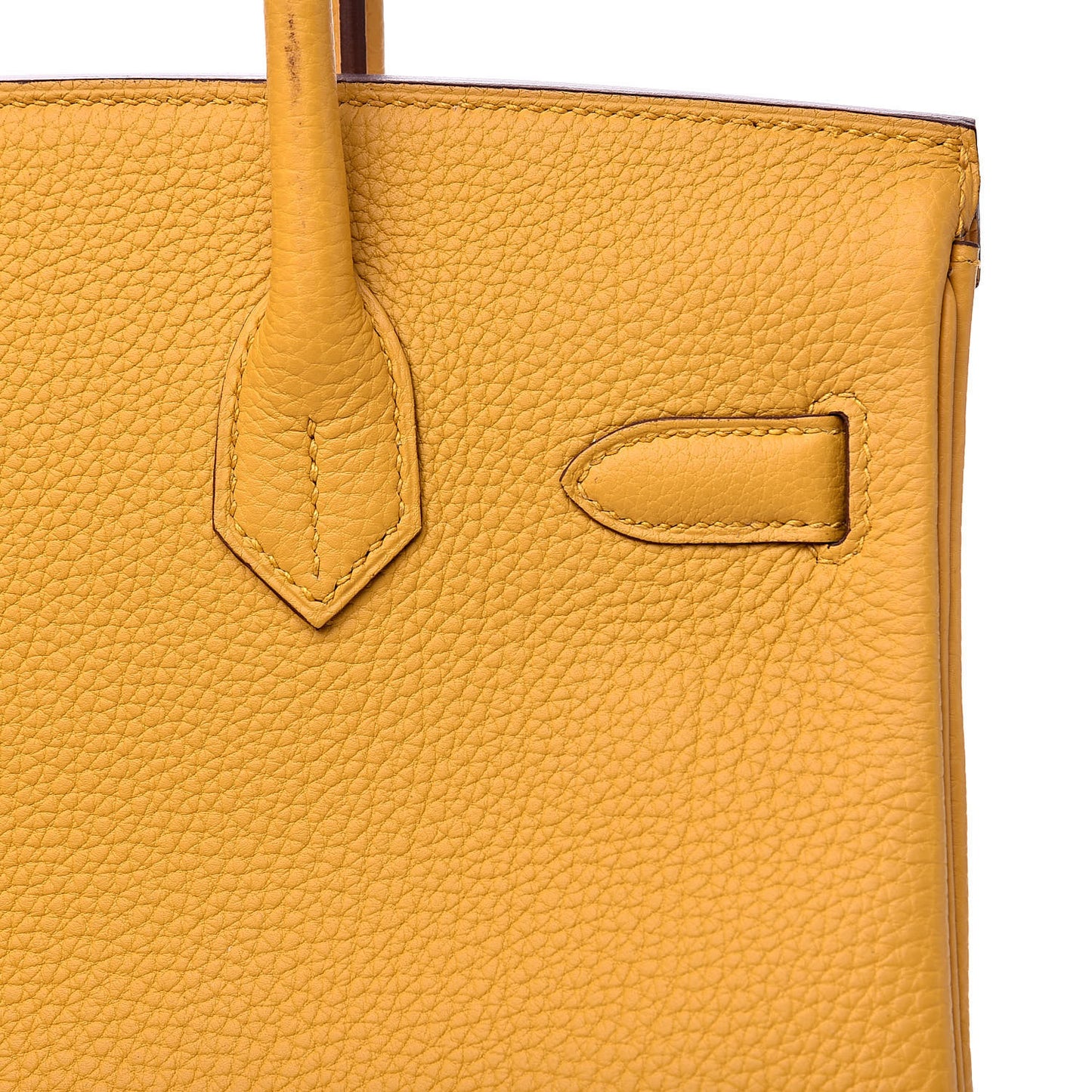 Togo Birkin 30 Jaune Ambre