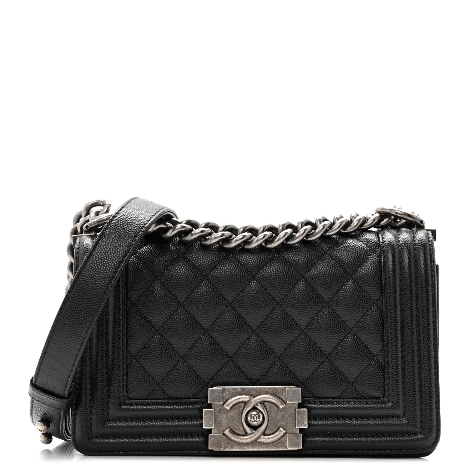 Chanel Caviar Quilted Small Boy Flap Black 1 of 11
