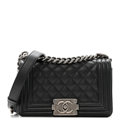 Chanel Caviar Quilted Small Boy Flap Black 1 of 11