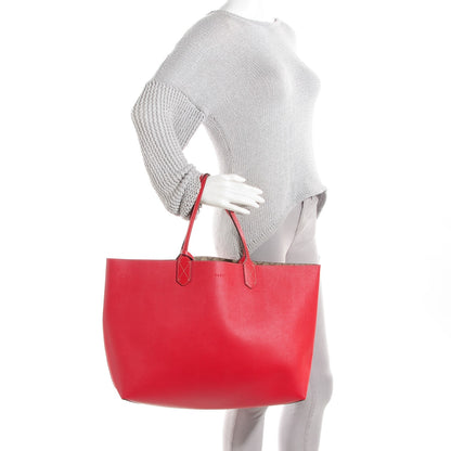 Gucci GG Supreme Monogram Large Reversible Tote Beige Red 2 of 9