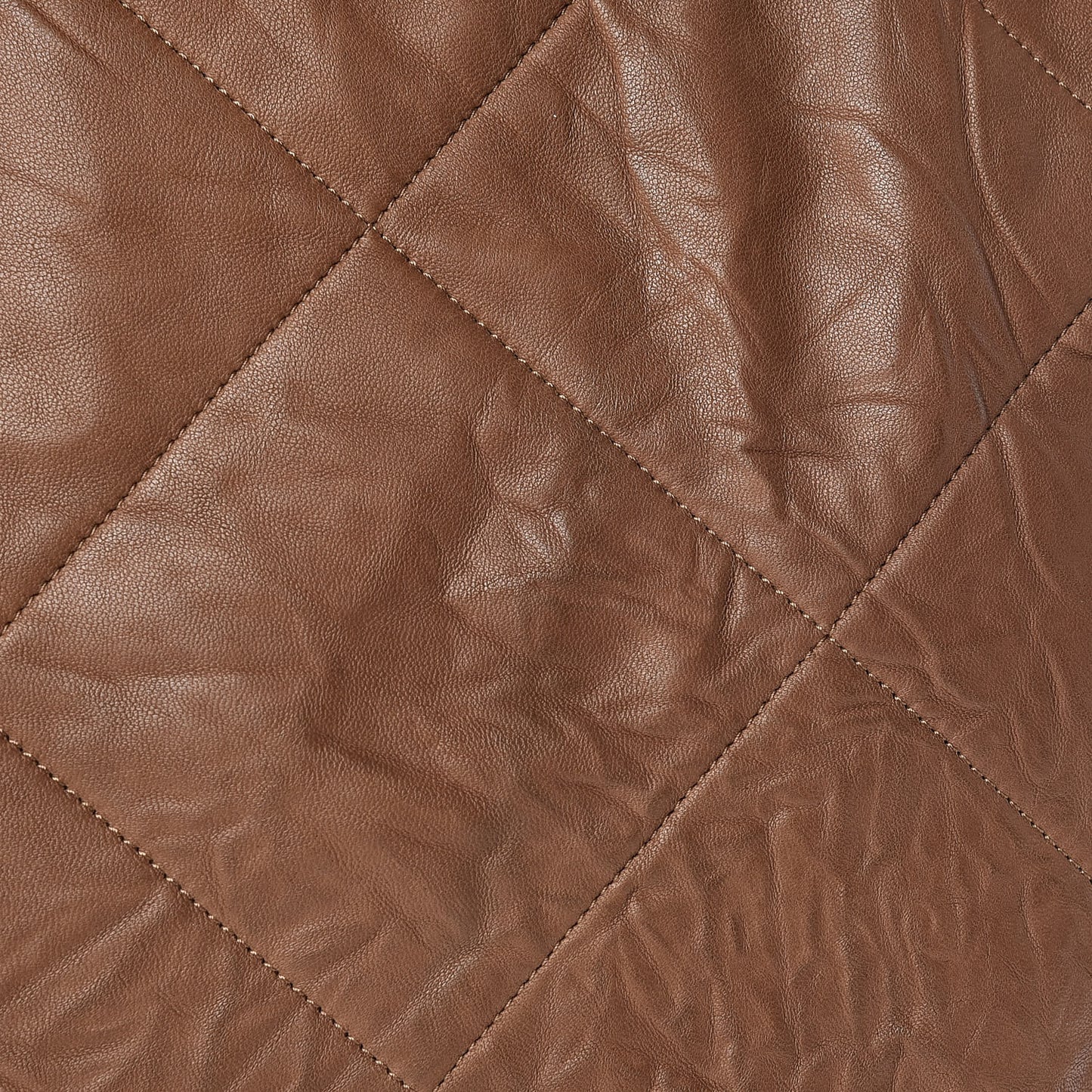 Lambskin Quilted Amalia Cabas Tote Camel