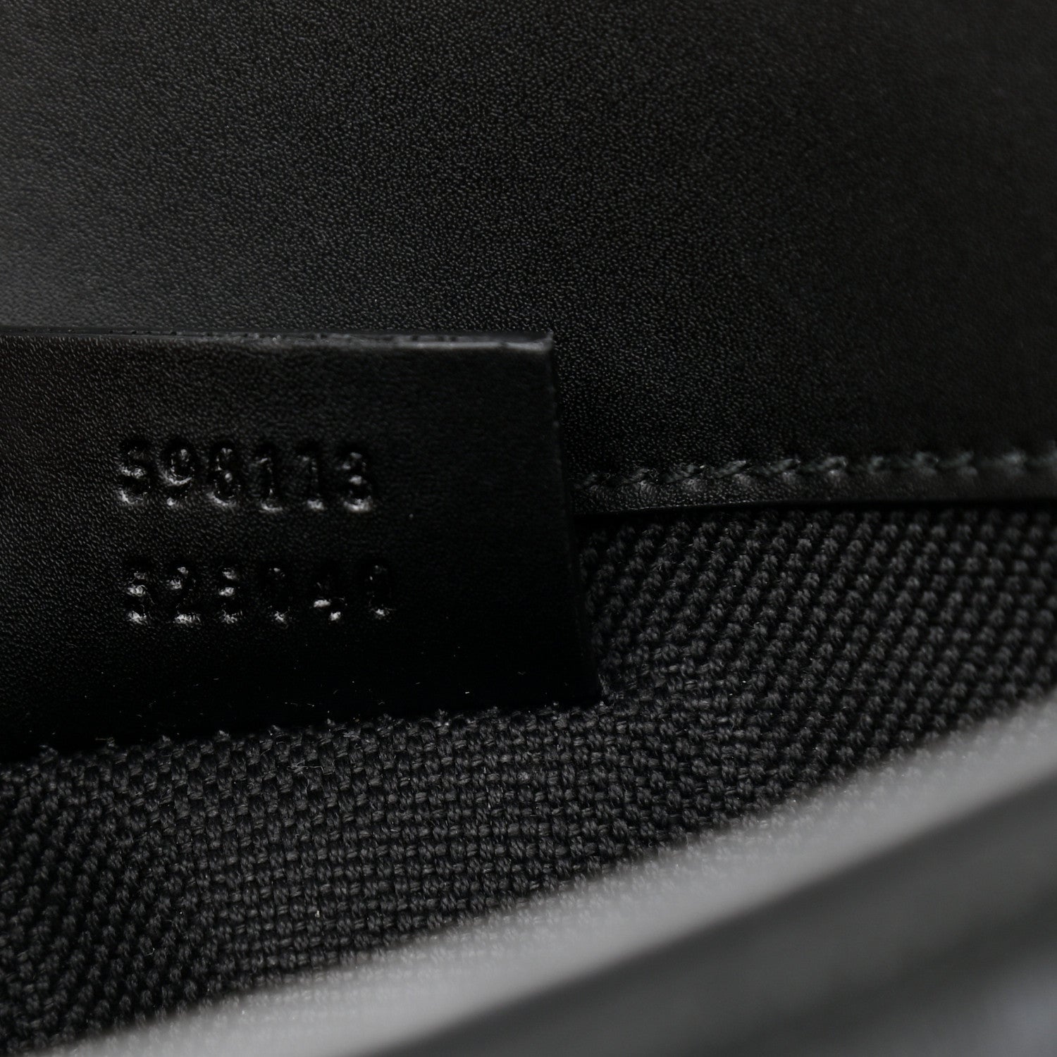 Gucci GG Supreme Monogram Web Slim Belt Bag Black Grey 7 of 9