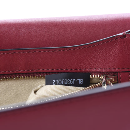Valentino Garavani Vitello Medium Rockstud Flap Saddle Bag Scarlet 9 of 10