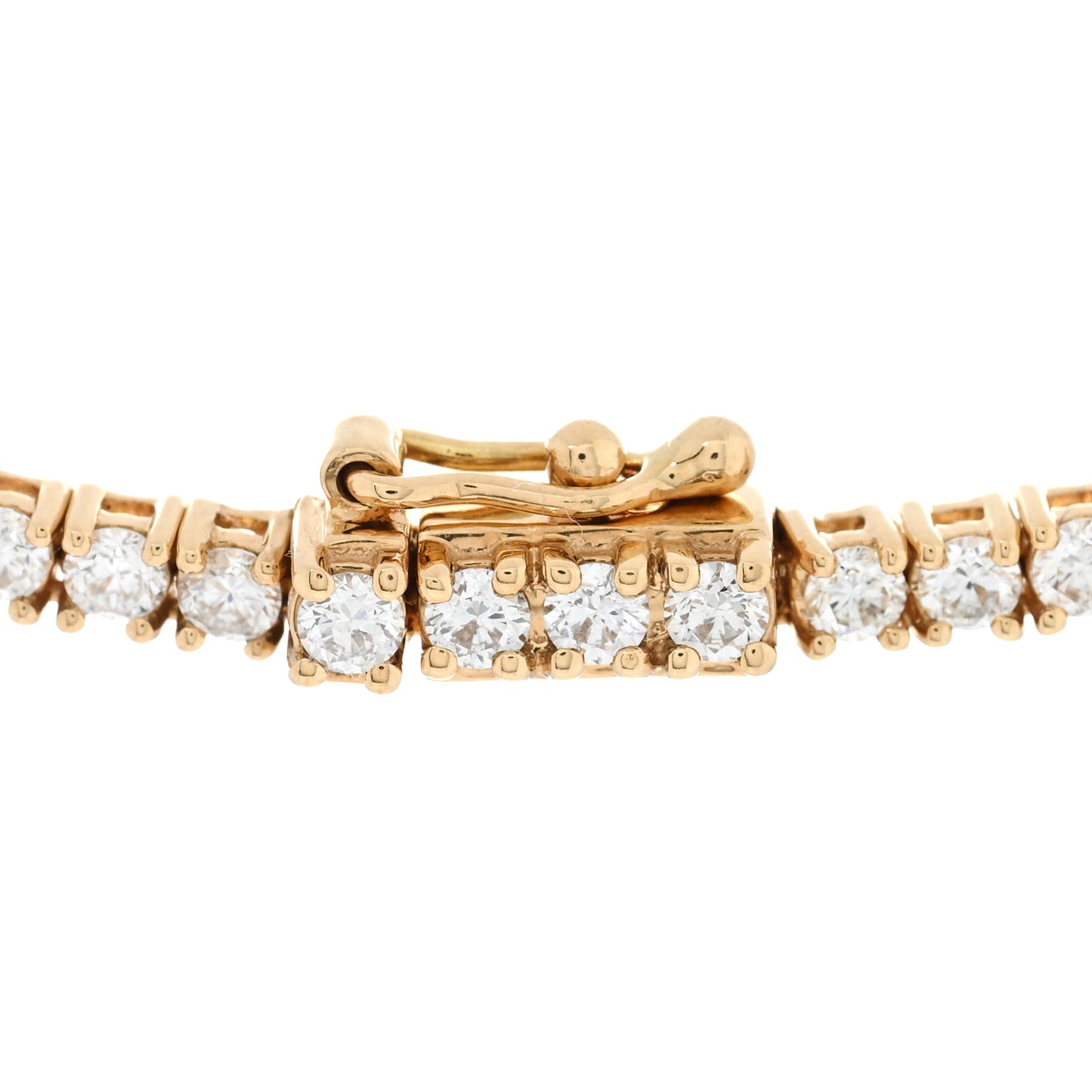 18K Yellow Gold Diamond Hepburn Choker Necklace 18"