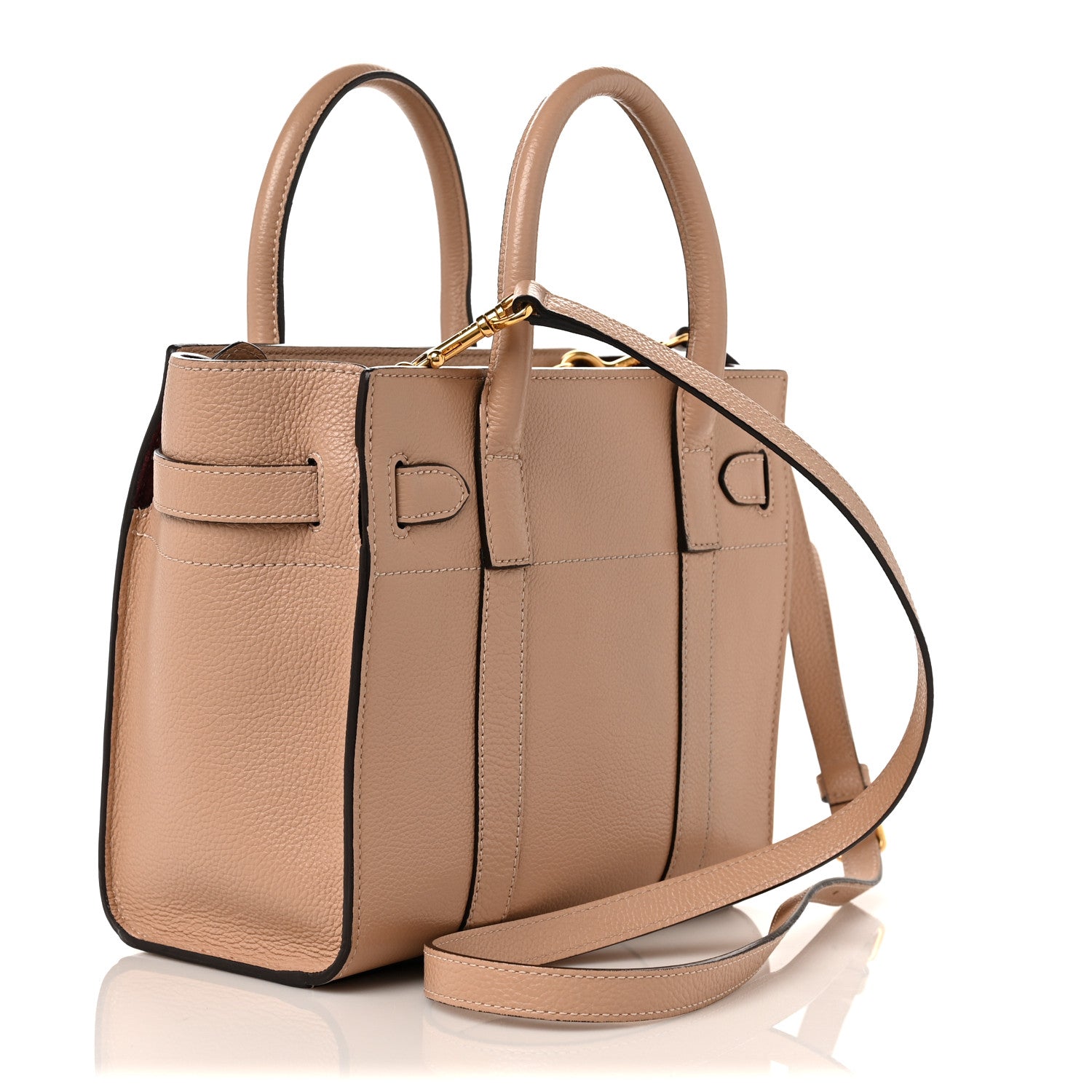 Mulberry Small Classic Grain Mini Zipped Bayswater Rosewater 3 of 8