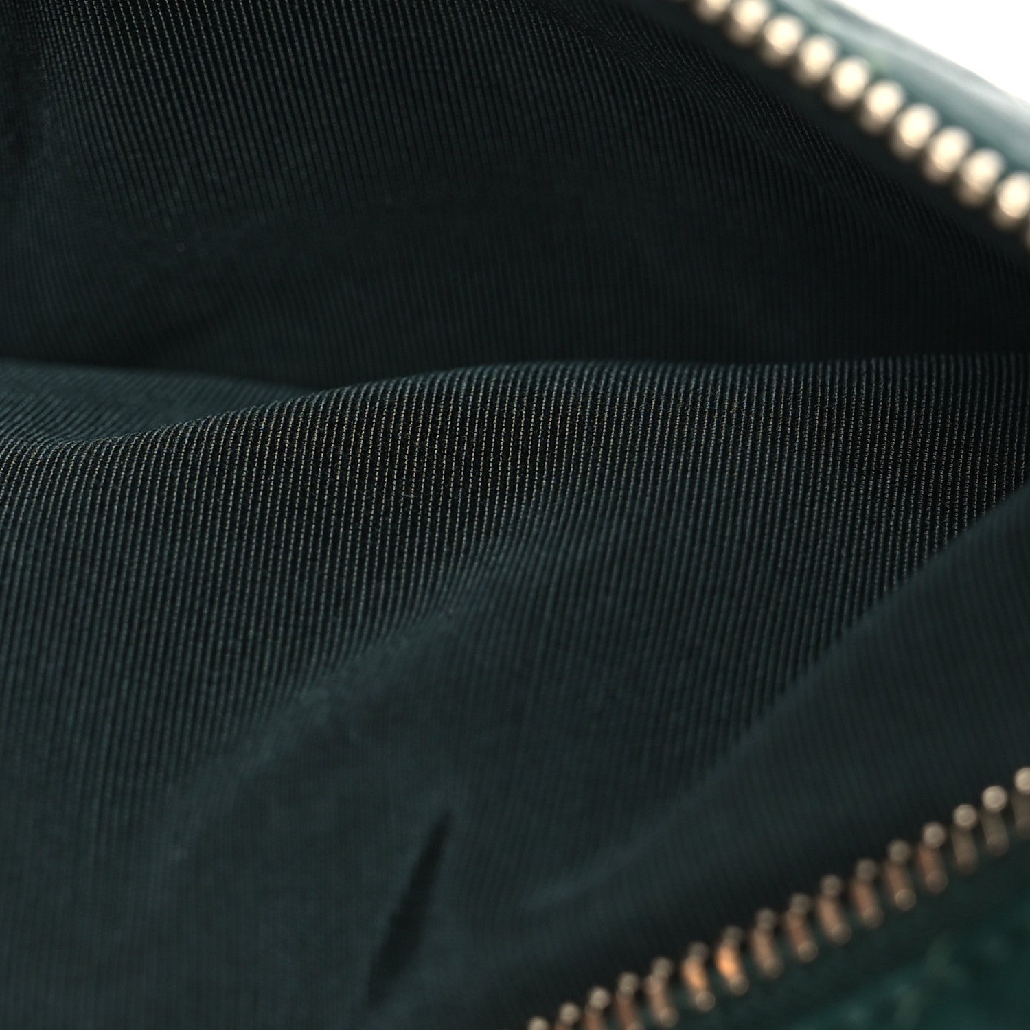 Chanel Calfskin Quilted Banane Waist Bag Fanny Pack Dark Green 5 of 14