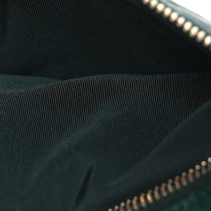 Chanel Calfskin Quilted Banane Waist Bag Fanny Pack Dark Green 5 of 14