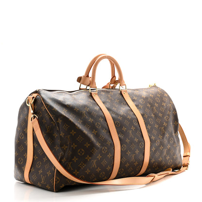 Louis Vuitton Monogram Keepall Bandouliere 55 2 of 14