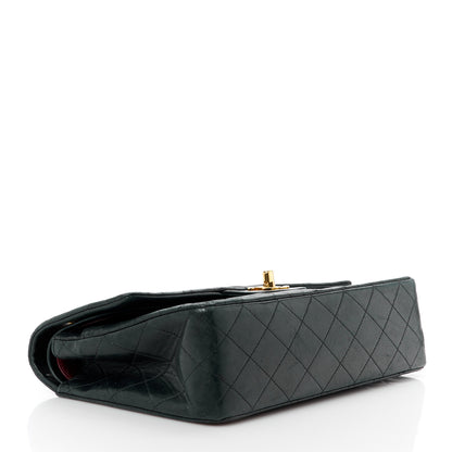 Chanel Lambskin Quilted Medium Double Flap Black 3 of 16