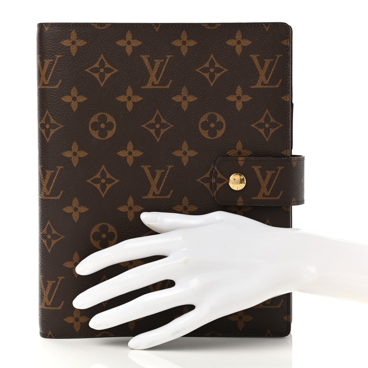 Monogram Large Ring Agenda Cover