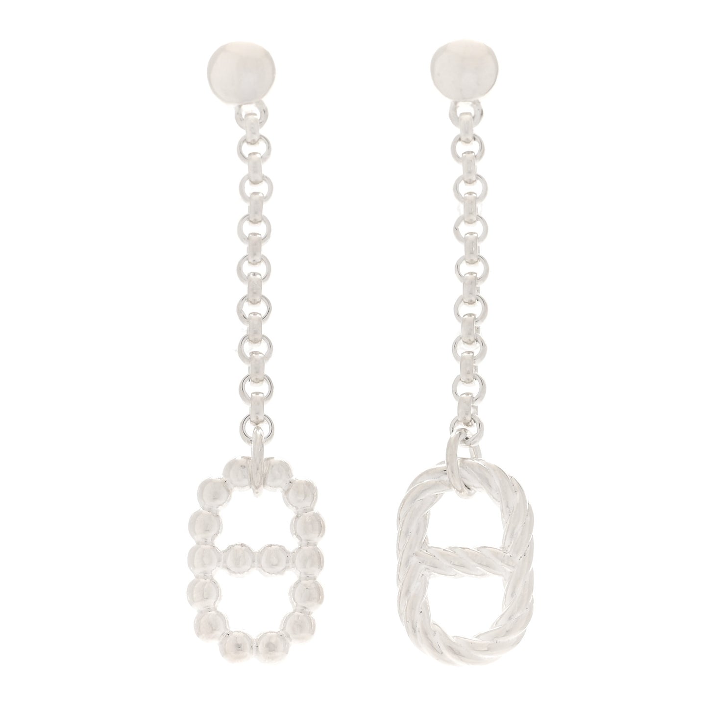 18K Yellow Gold 2 Diamond 5.5mm LOVE Hoop Earrings
