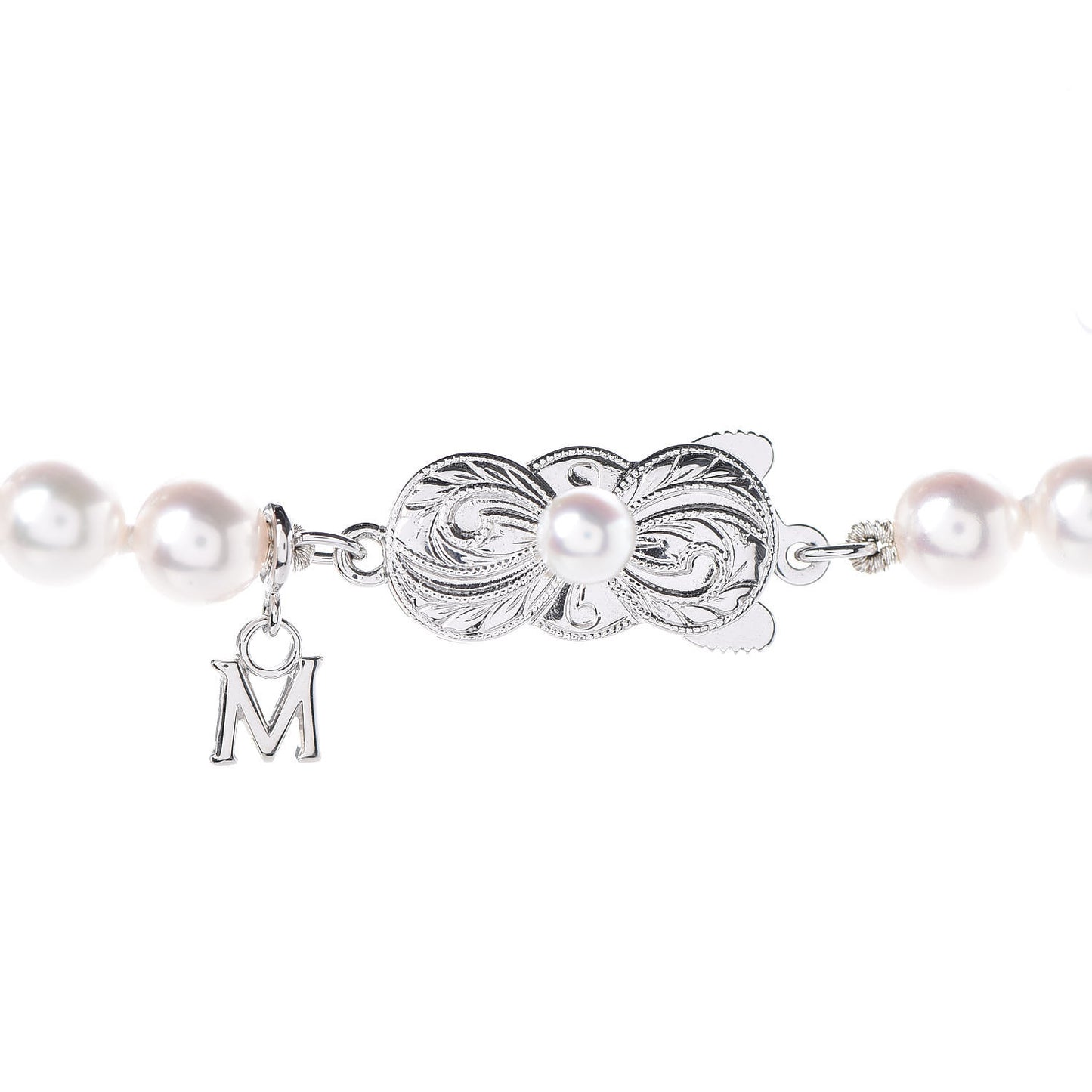 Sterling Silver Akoya Pearl 6mm Strand Necklace