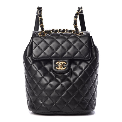 Chanel Lambskin Quilted Mini Urban Spirit Backpack Black 1 of 9