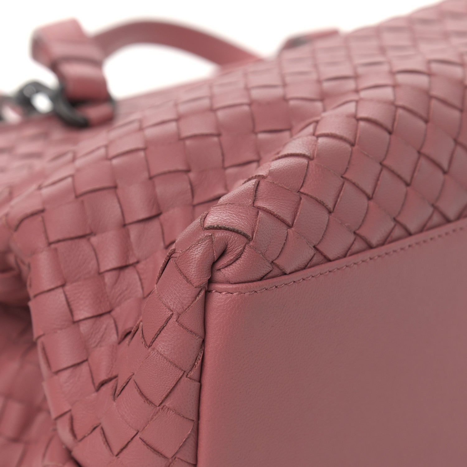 Bottega Veneta Nappa Intrecciato Tote Rose Pink 13 of 15