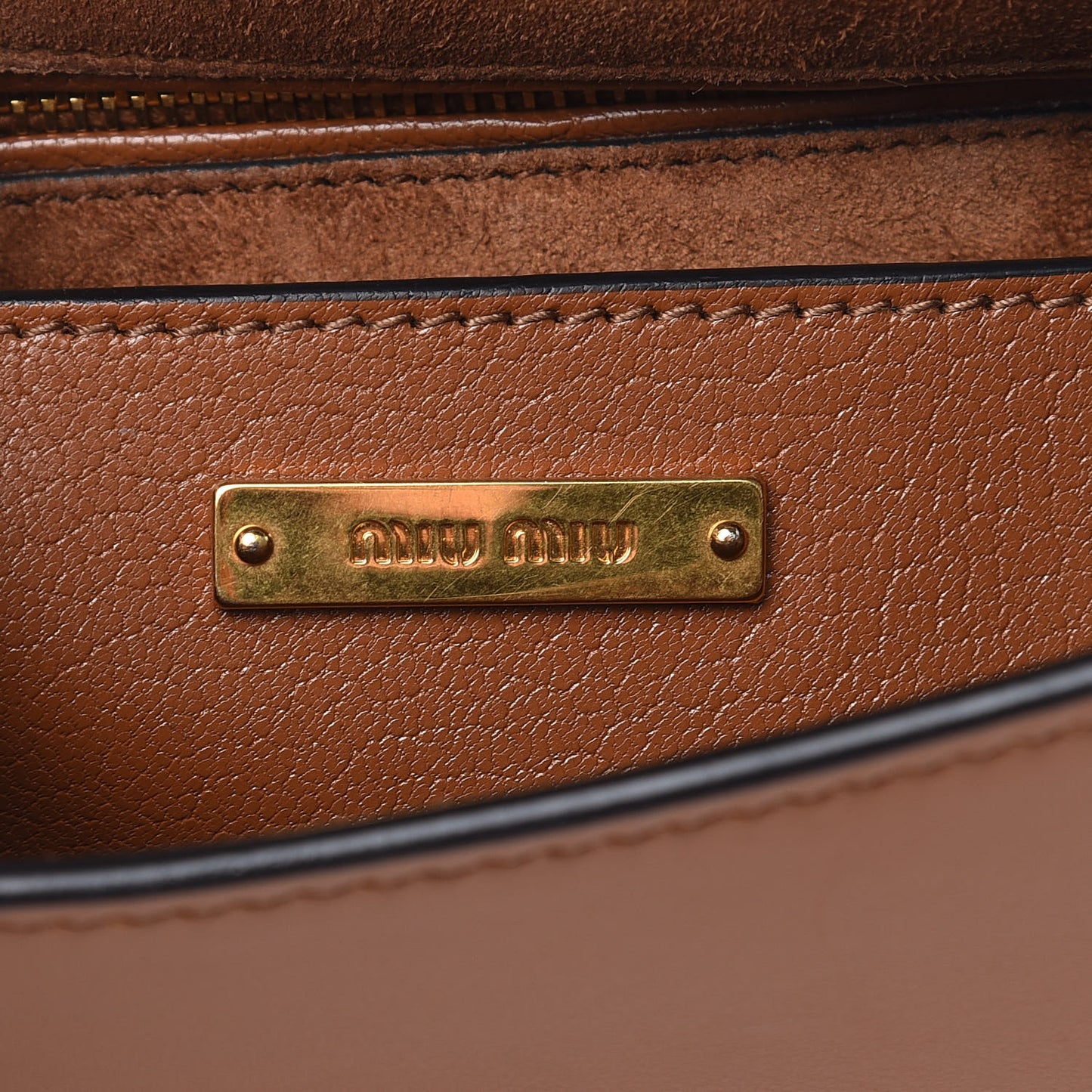 Goatskin Madras Dahlia Brandy