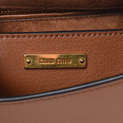 Miu Miu Goatskin Madras Dahlia Brandy 6 of 9