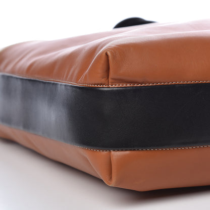 Celine Lambskin Calfskin Band Twisted Cabas Tan 11 of 15