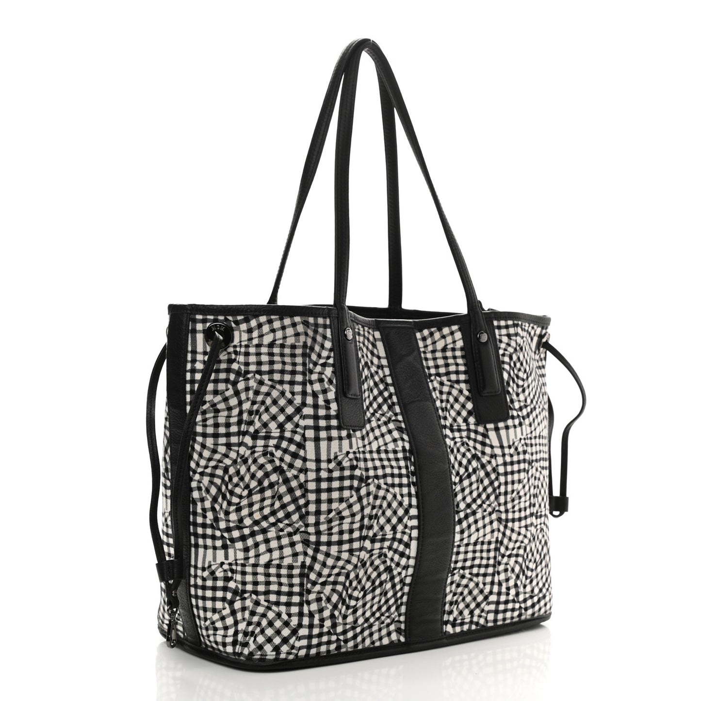 Visetos Medium Liz Reversible Shopper Tote Black