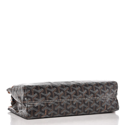 Goyard Goyardine Miroir Toiletry Bag GM Black Gold 4 of 8