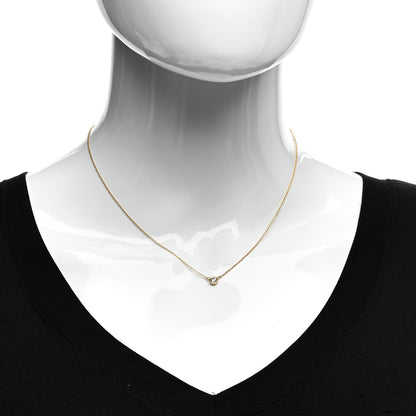 Tiffany 18K Yellow Gold Diamond .21ct Elsa Peretti Diamonds by the Yard Pendant Necklace 2 of 5