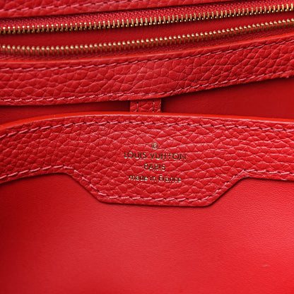 Louis Vuitton Taurillon Capucines PM Rubis 6 of 10