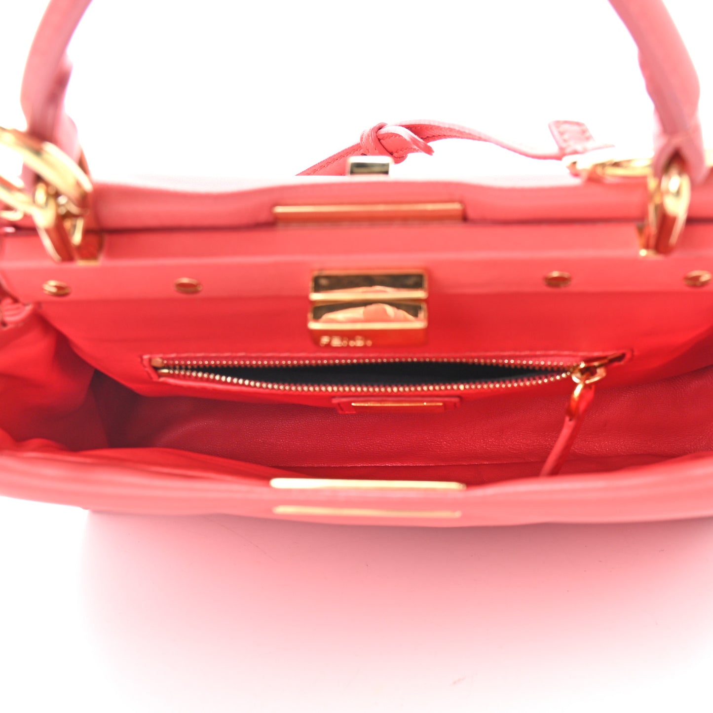 Nappa Mini Peekaboo Iconic Satchel Rosa Exstasy