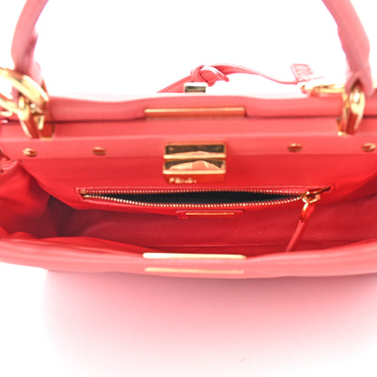 Fendi Nappa Mini Peekaboo Iconic Satchel Rosa Exstasy 5 of 10
