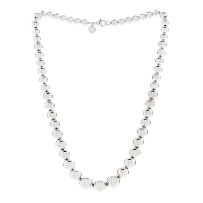 Tiffany Sterling Silver Hardwear Graduated Ball Necklace 3 of 5