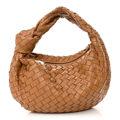 Bottega Veneta Nappa Intrecciato Teen Jodie Hobo Caramel 1 of 11