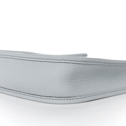 Hermes Taurillon Clemence Amazone Evelyne TPM Bleu Pale Etain 9 of 10