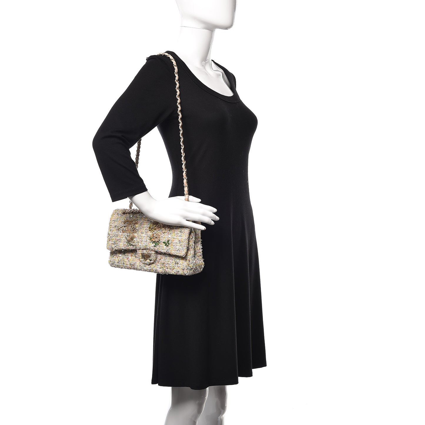 Tweed Garden Party 2.55 Reissue 225 Flap Multicolor