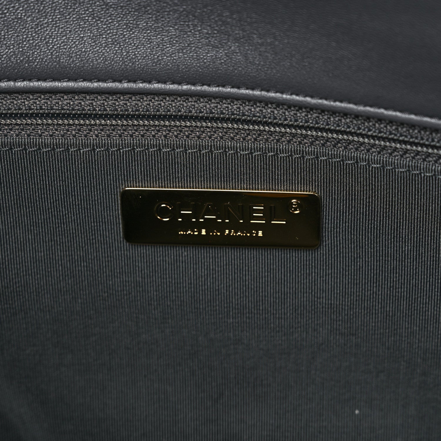 Chanel Lambskin Quilted Large Chanel 19 Flap Dark Grey 6 of 10
