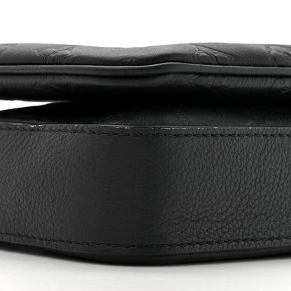 Louis Vuitton Calfskin Monogram Shadow Trio Messenger Black 10 of 13