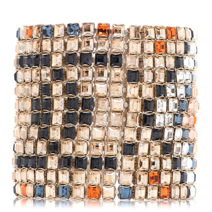 Chanel Crystal CC Multi Strand Chain Bracelet Multicolor 1 of 4
