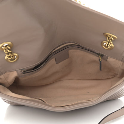 Gucci Calfskin Matelasse Medium GG Marmont Shoulder Bag Porcelain Rose 5 of 16
