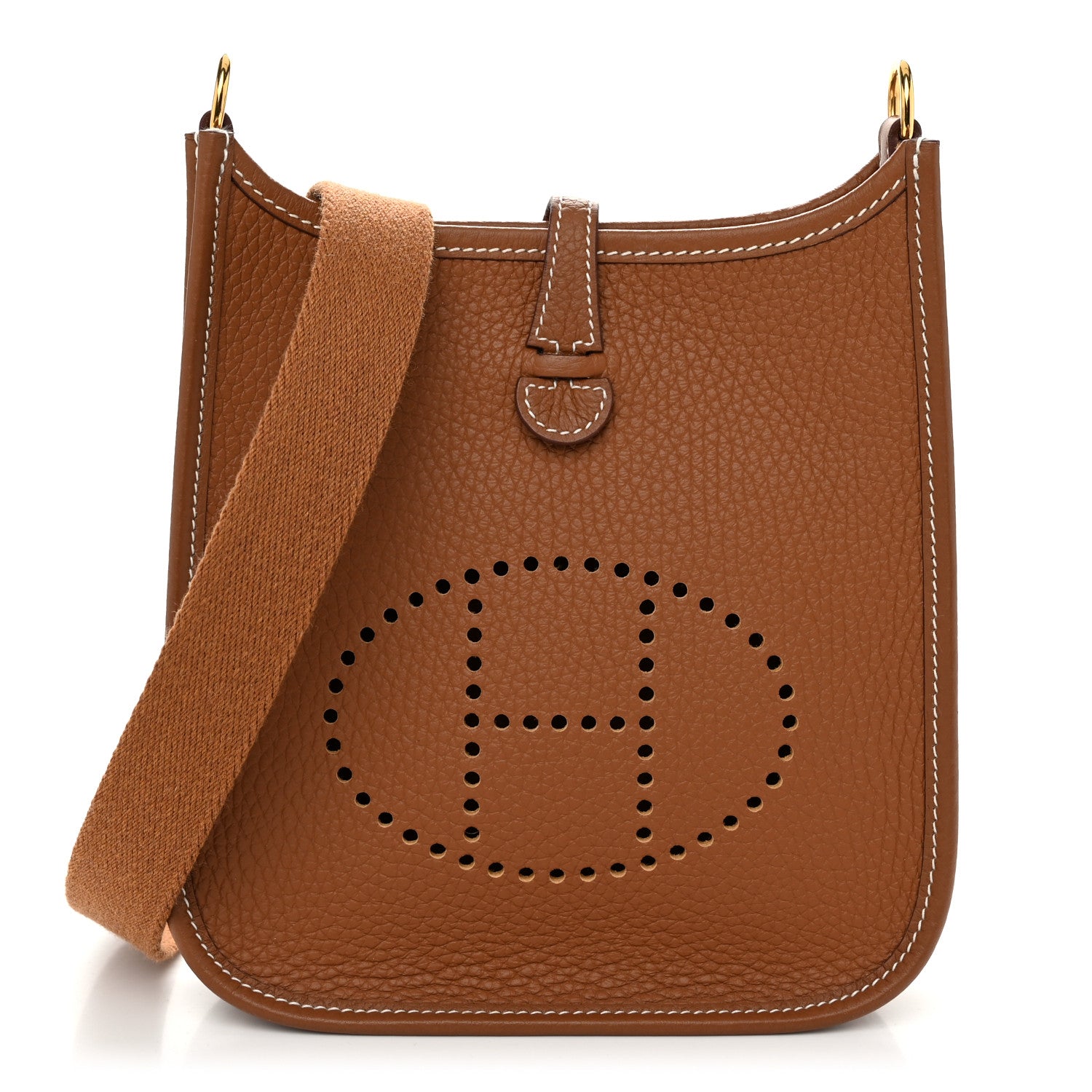 Hermes Taurillon Clemence Evelyne TPM Gold 1 of 11
