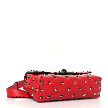 Valentino Garavani Nappa Rockstud Spike Belt Bag Rouge Pur 4 of 10
