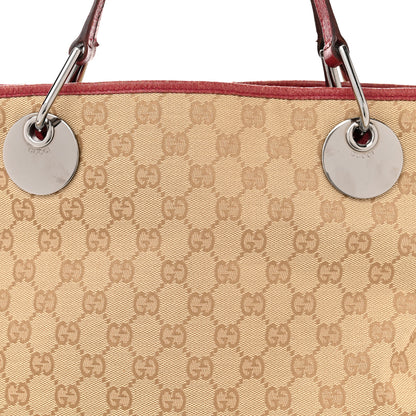 Gucci Monogram Large Eclipse Tote Red 8 of 16