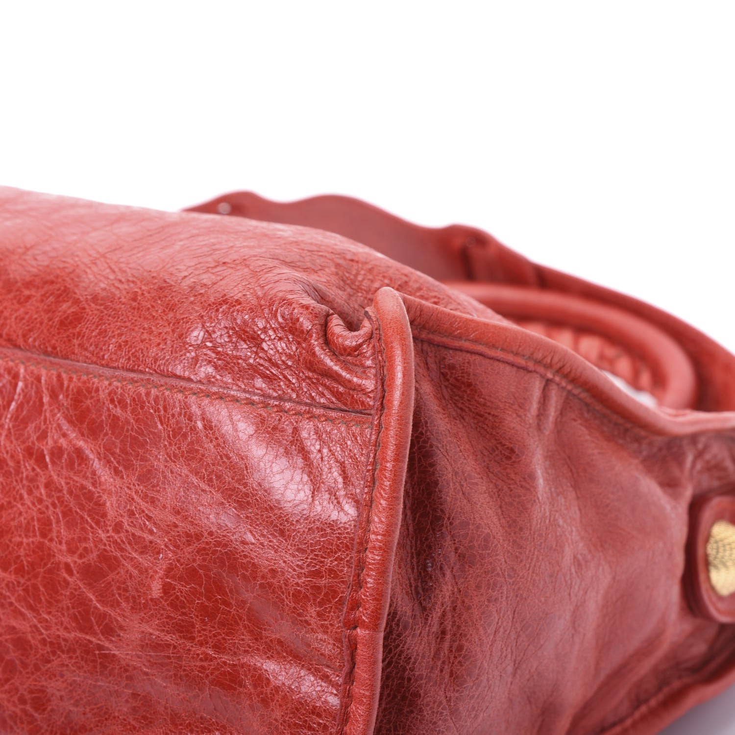 Balenciaga Agneau Giant 21 Gold Hardware City Rouge Coquelicot 8 of 10